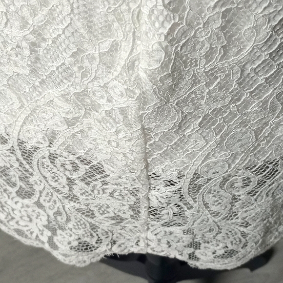bebe White Lace Dress - Picture 3 of 9